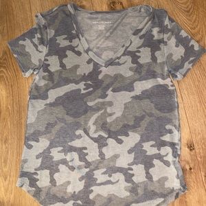 american eagle camo top